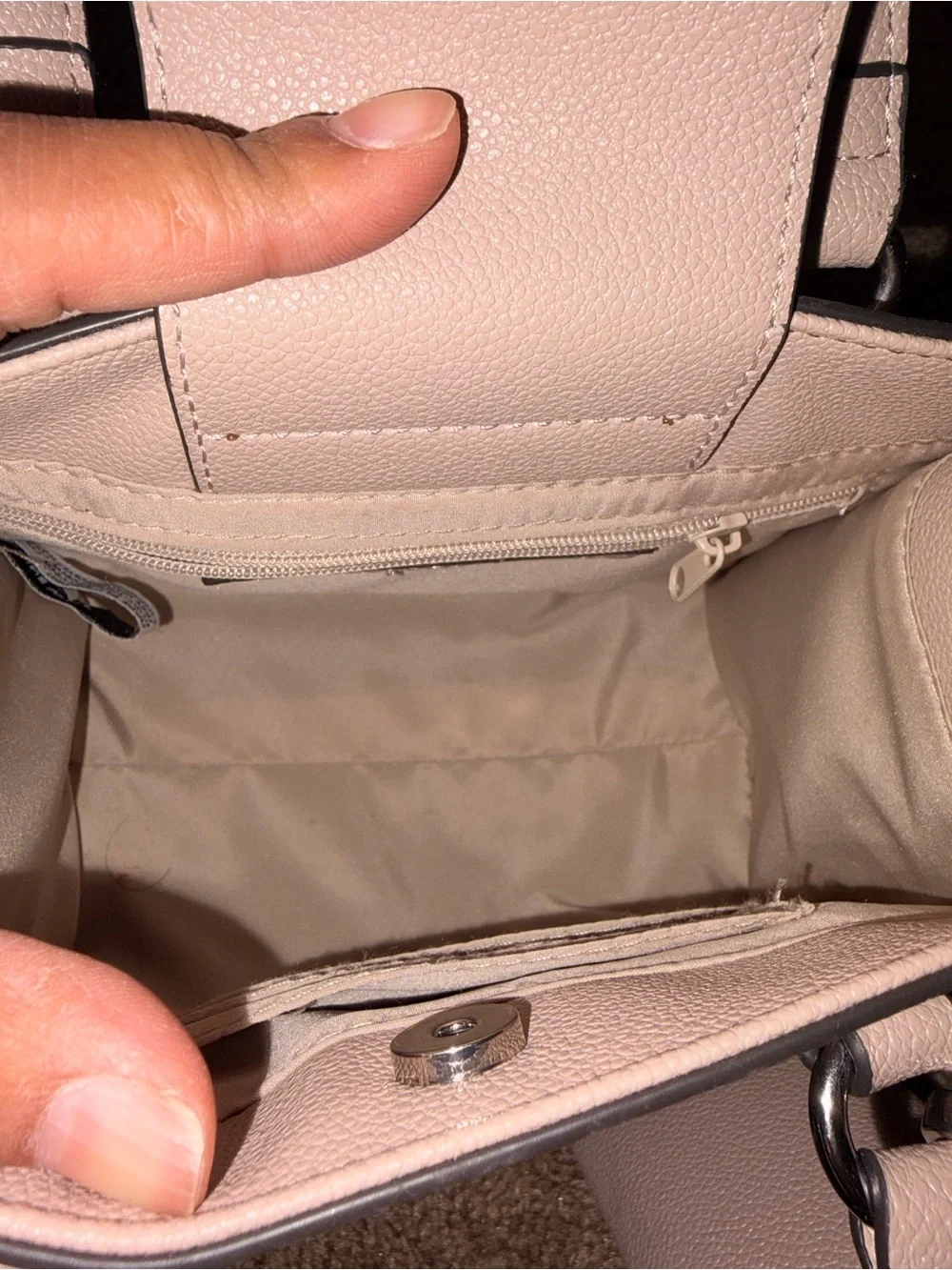 Nine West Light Blush Mini Satchel with Coin Pouch